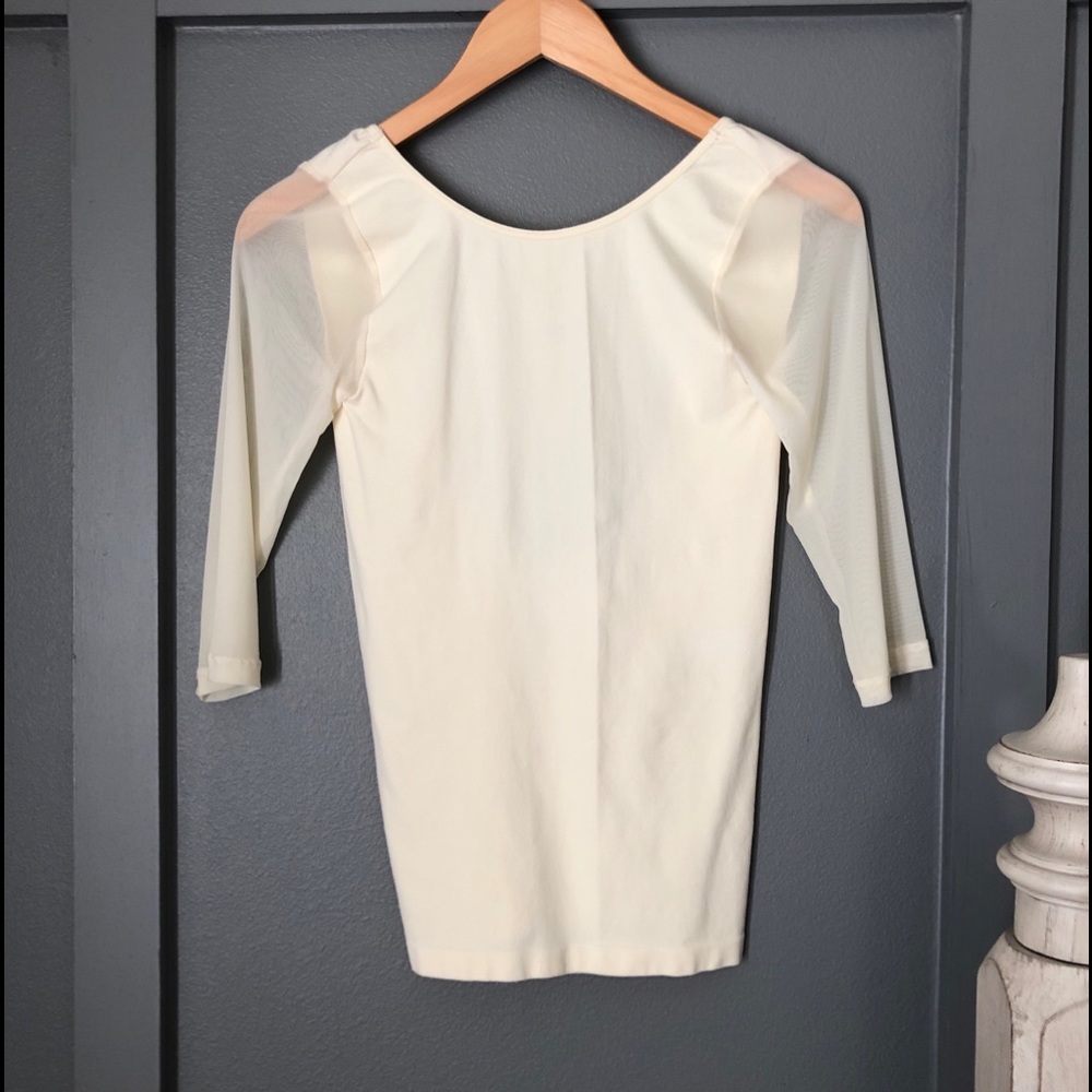 Free People Intimately ivory blouse